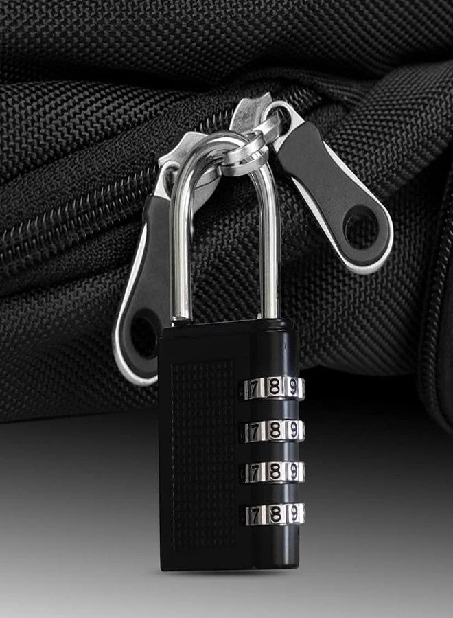 DOOMSDAY قفل DOOMSDAY برقم سري مكون من 4 أرقام للخزائن، الصالات الرياضية، الحقائب، الأبواب، الأسوار، صناديق الأدوات - قفل برمز قابل لإعادة الضبط، هيكل من سبائك الزنك، مقاوم للماء والصدأ، قفل أمان بدون مفتاح - Image 5